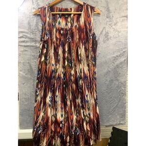Ronni Nicole Dress Size 14 Hippie Boho Retro Granola Santa Fe Western Chic